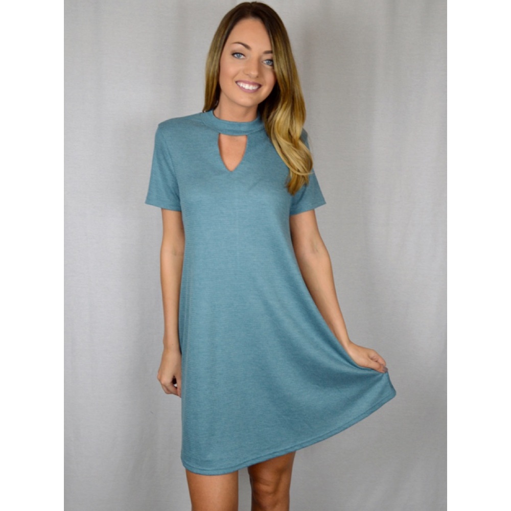 Teal Me About It Dress